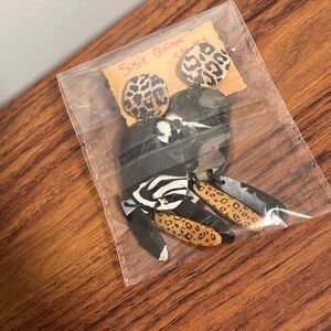 Handmade earrings purchased on posh